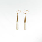 Guru Dangle Teardrop Horn Earrings Earrings La Vie Bien Guru Dangle Teardrop Horn Earrings