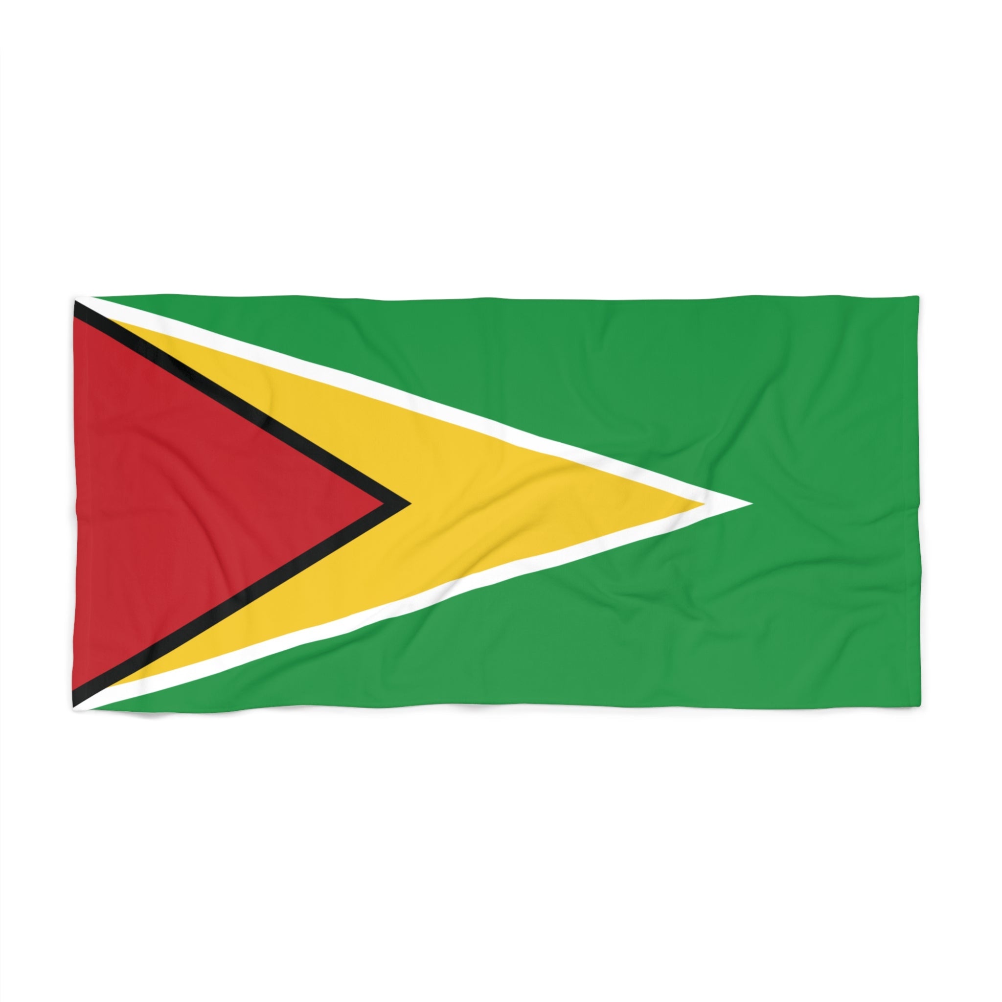Guyana Flag Beach Towel Beach Towel (Generic Brand) La Vie Bien Guyana Flag Beach Towel