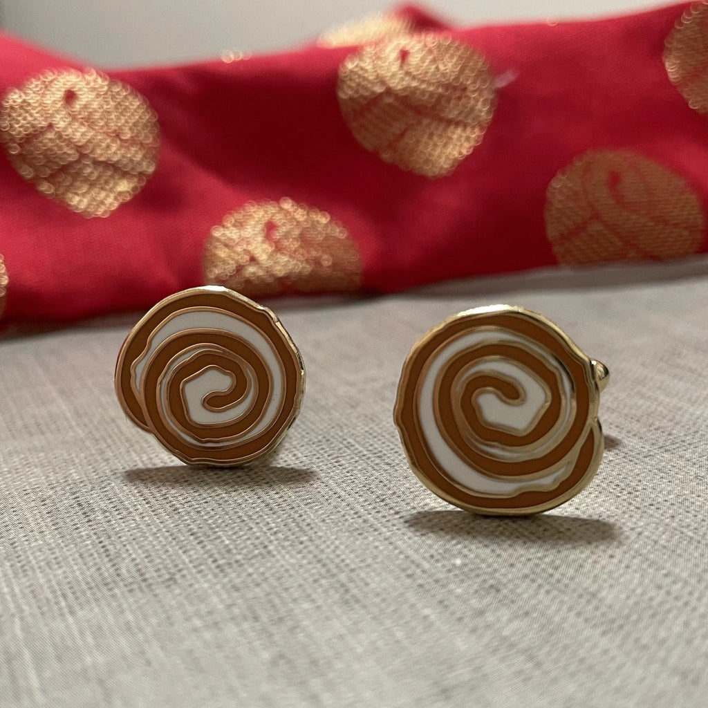 Jalebi Cufflinks by Modern Desi