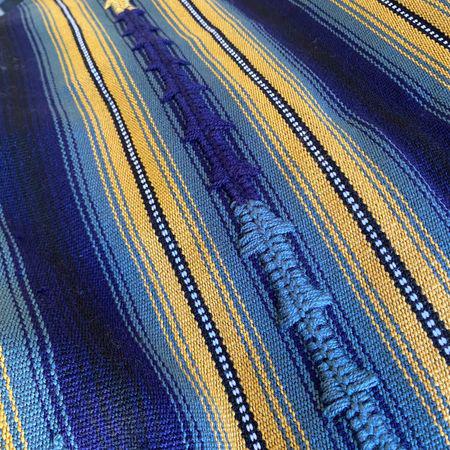 Hacienda Sarape Striped Colorful Blanket - Guatemala Decor La Vie Bien Hacienda Sarape Striped Colorful Blanket - Guatemala