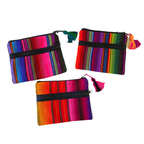 Hacienda Sarape Striped Multicolor Clutch - Guatemala Clutch La Vie Bien Hacienda Sarape Striped Multicolor Clutch - Guatemala