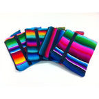 Hacienda Sarape Striped Multicolor Clutch - Guatemala Clutch La Vie Bien Hacienda Sarape Striped Multicolor Clutch - Guatemala
