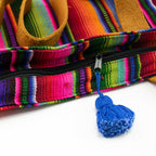 Hacienda Stripe Sustainable Computer Overnight Tote - Guatemala Bags La Vie Bien Hacienda Stripe Sustainable Computer Overnight Tote - Guatemala