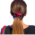 Hacienda Striped Multicolor Scrunchie - Guatemala Accessories La Vie Bien Hacienda Striped Multicolor Scrunchie - Guatemala