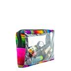 Hacienda Transparent Toiletry Travel Bag - Guatemala Bags La Vie Bien Hacienda Transparent Toiletry Travel Bag - Guatemala