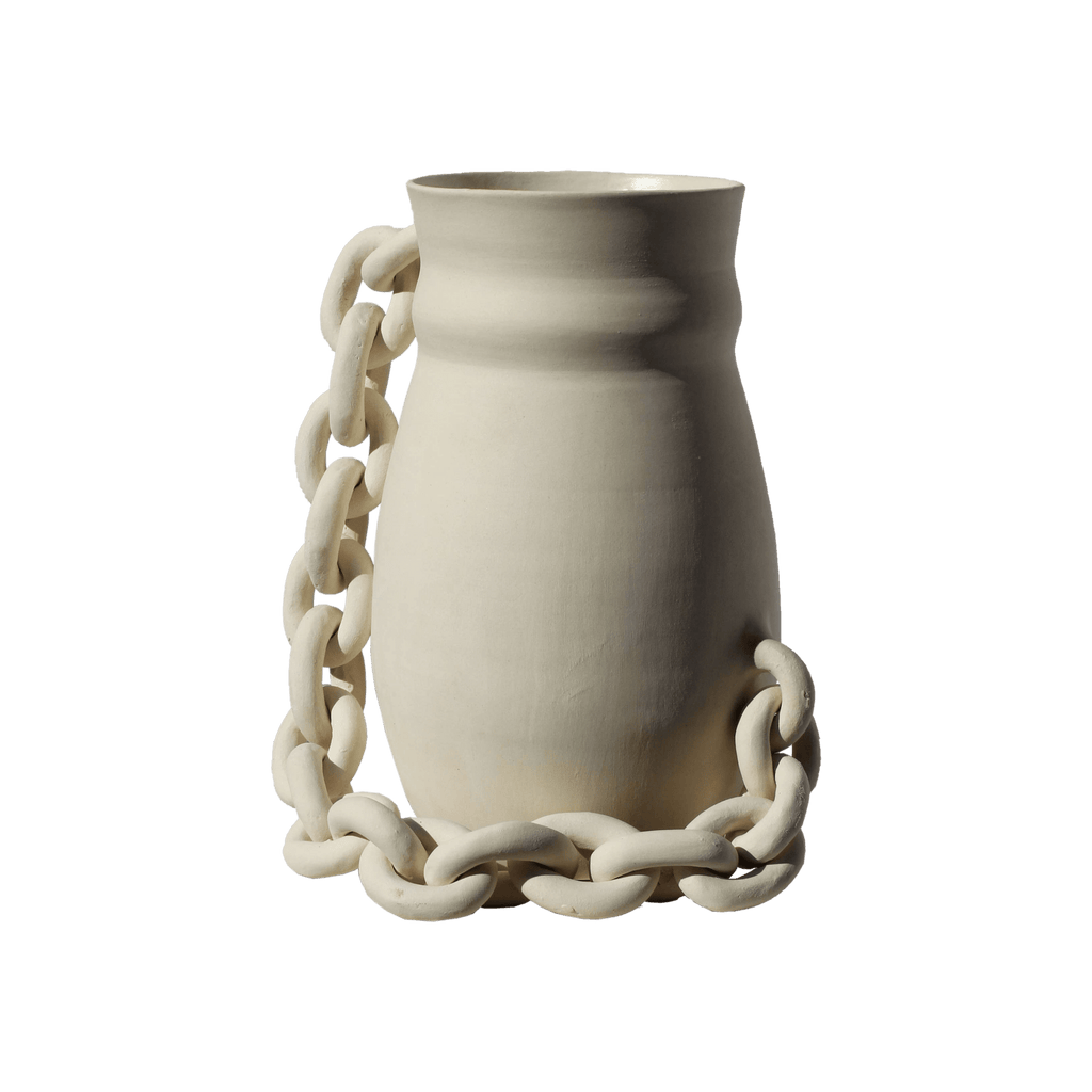 Hadley Ceramic Chain Vessel