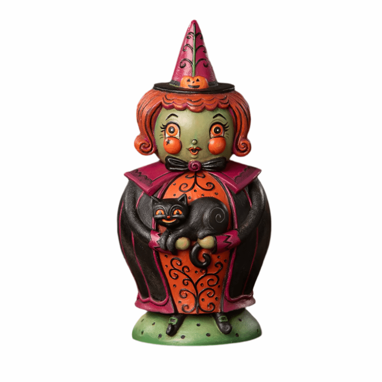 Hagatha and Jack Spooks Jar by Johanna Parker for Bethany Lowe Designs Seasonal & Holiday Decorations La Vie Bien Hagatha and Jack Spooks Jar by Johanna Parker for Bethany Lowe Designs