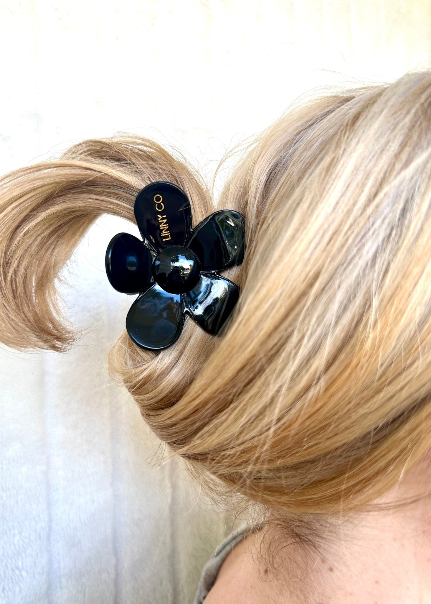 Hair Clip - Gigi True Black Hair Accessories La Vie Bien Hair Clip - Gigi True Black