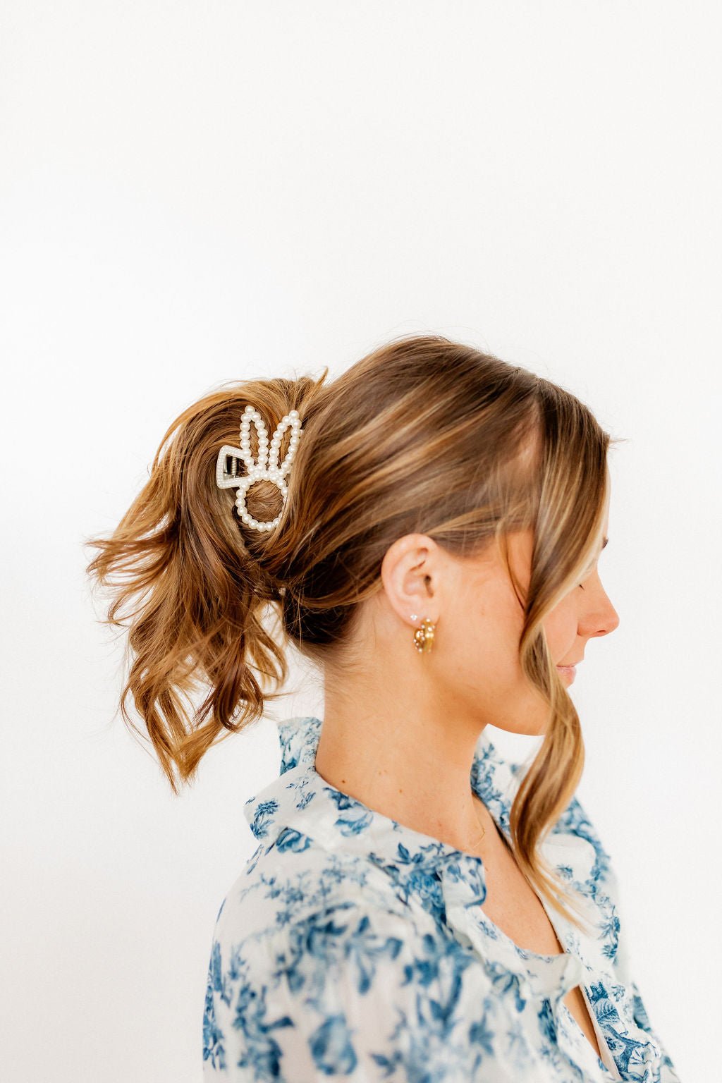 Hair Clip - Paris Pearl Bunny