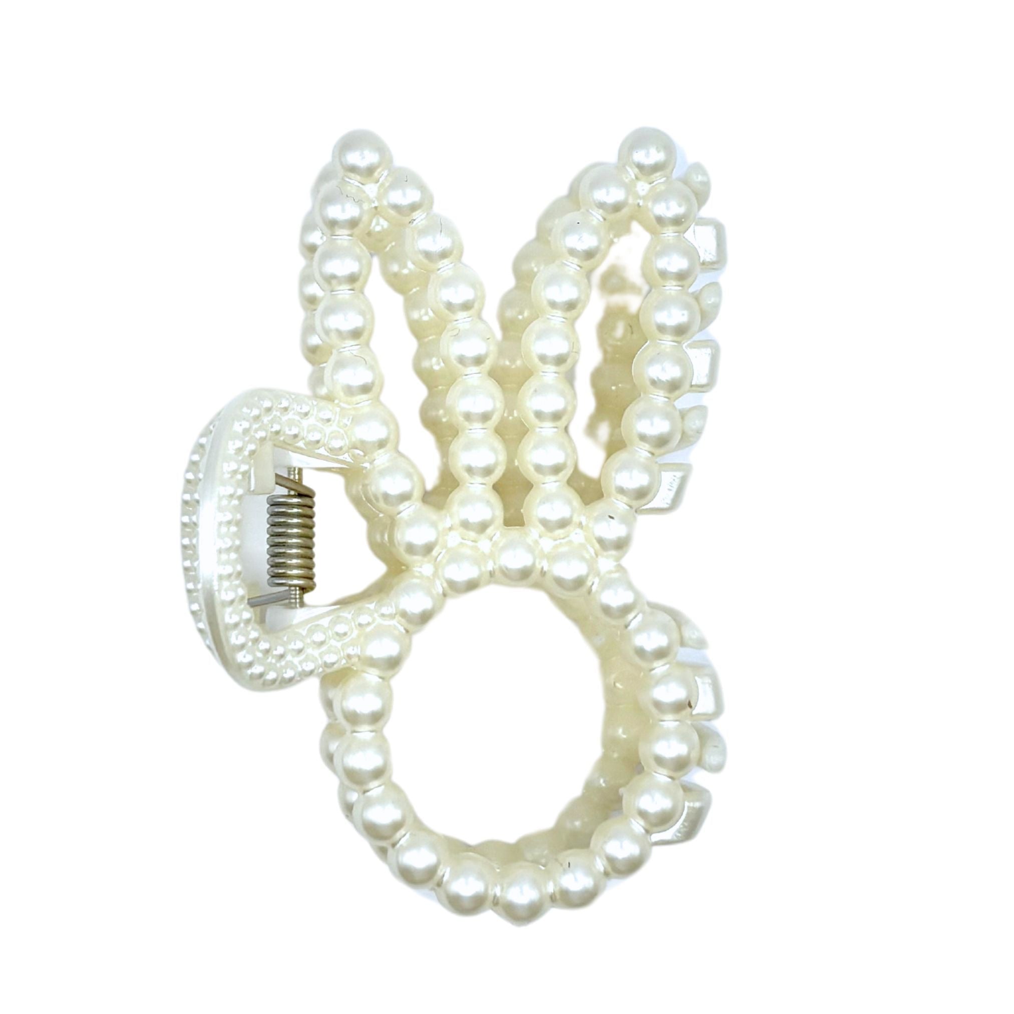 Hair Clip - Paris Pearl Bunny Hair Accessories La Vie Bien Hair Clip - Paris Pearl Bunny