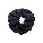 Hair Scrunchie Greer - Eyelet Black