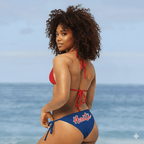 Haiti Flag All Over Print Recycled String Bikini All - Over Print Recycled String Bikini La Vie Bien Haiti Flag All Over Print Recycled String Bikini