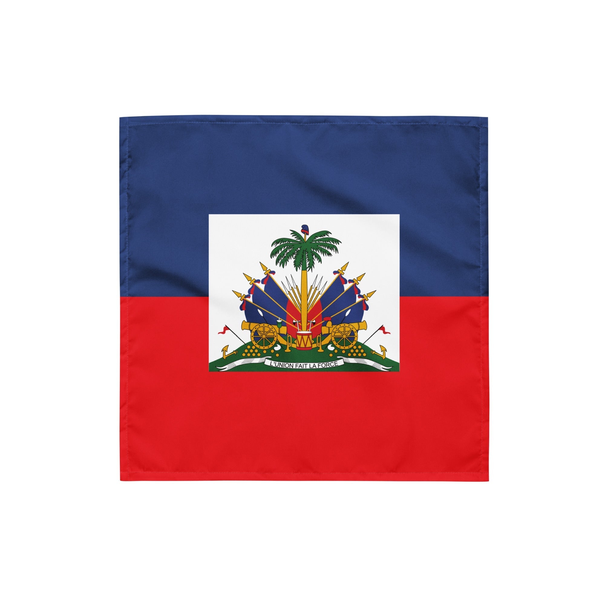 Haiti Flag Bandana All-Over Print Bandana La Vie Bien Haiti Flag Bandana