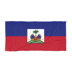 Haiti Flag Beach Towel Beach Towel (Generic Brand) La Vie Bien Haiti Flag Beach Towel