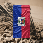 Haiti Flag Beach Towel Beach Towel (Generic Brand) La Vie Bien Haiti Flag Beach Towel