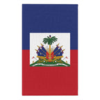 Haiti Flag Rally Towel Rally Towel La Vie Bien Haiti Flag Rally Towel