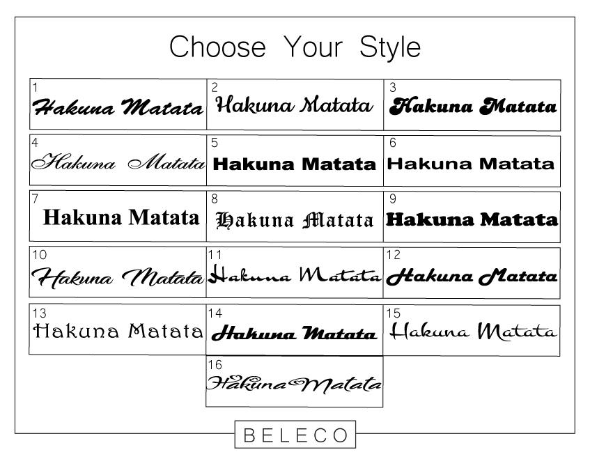 Hakuna Matata Engraved Cuff Bracelet La Vie Bien Hakuna Matata Engraved Cuff Bracelet
