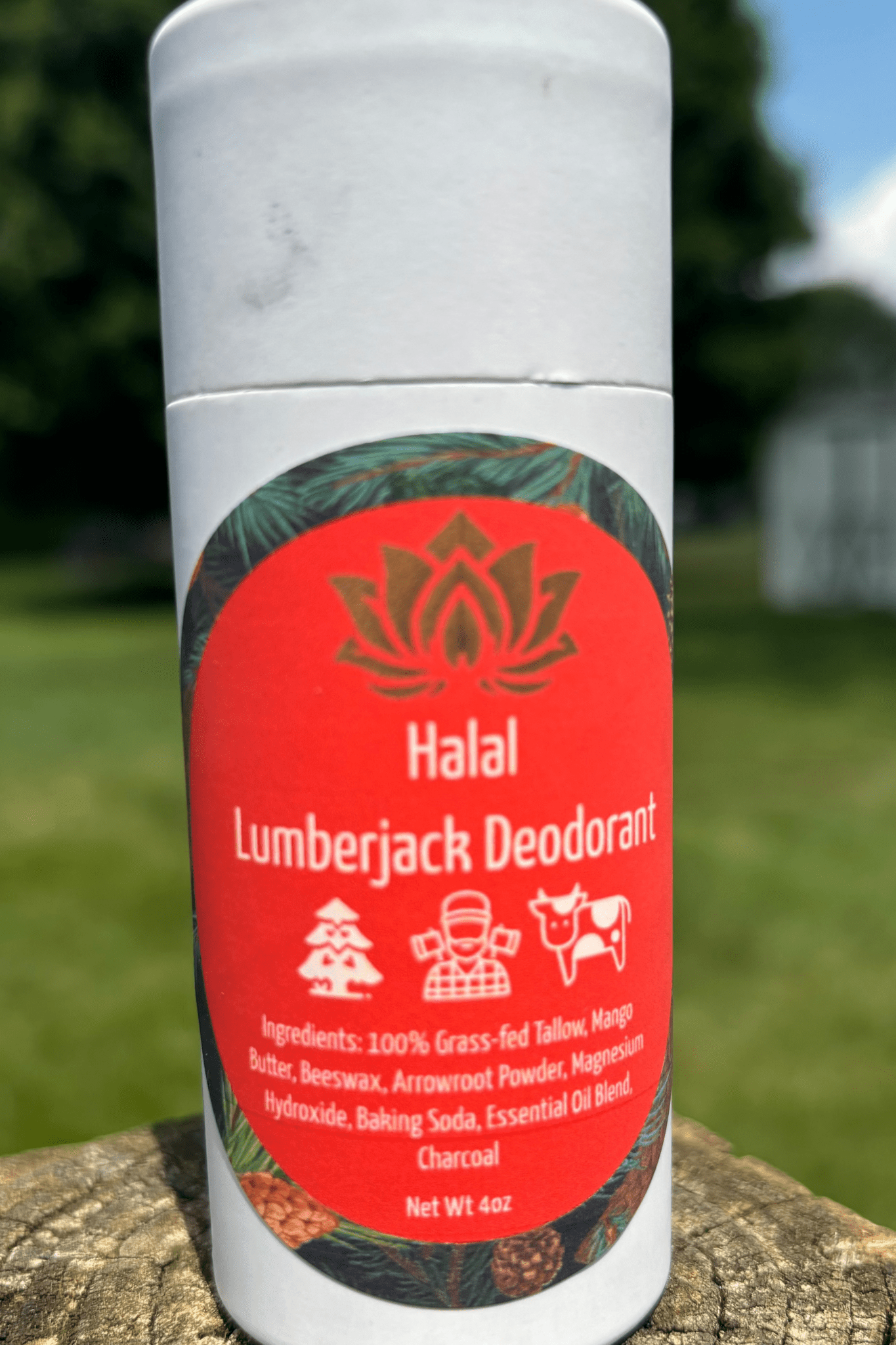 Halal All-Natural Tallow Deodorant Deodorant La Vie Bien Halal All-Natural Tallow Deodorant