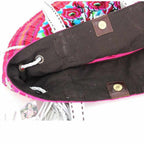 Half - Moon Ibiza Vintage Leather Boho Moon Shoulder Bag - Thailand Bags La Vie Bien Half - Moon Ibiza Vintage Leather Boho Moon Shoulder Bag - Thailand