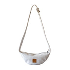 Half Moon Vegan Leather Crossbody Bag Crossbody Bags La Vie Bien Half Moon Vegan Leather Crossbody Bag