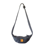 Half Moon Vegan Leather Crossbody Bag Crossbody Bags La Vie Bien Half Moon Vegan Leather Crossbody Bag