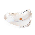 Half Moon Vegan Leather Crossbody Bag Crossbody Bags La Vie Bien Half Moon Vegan Leather Crossbody Bag