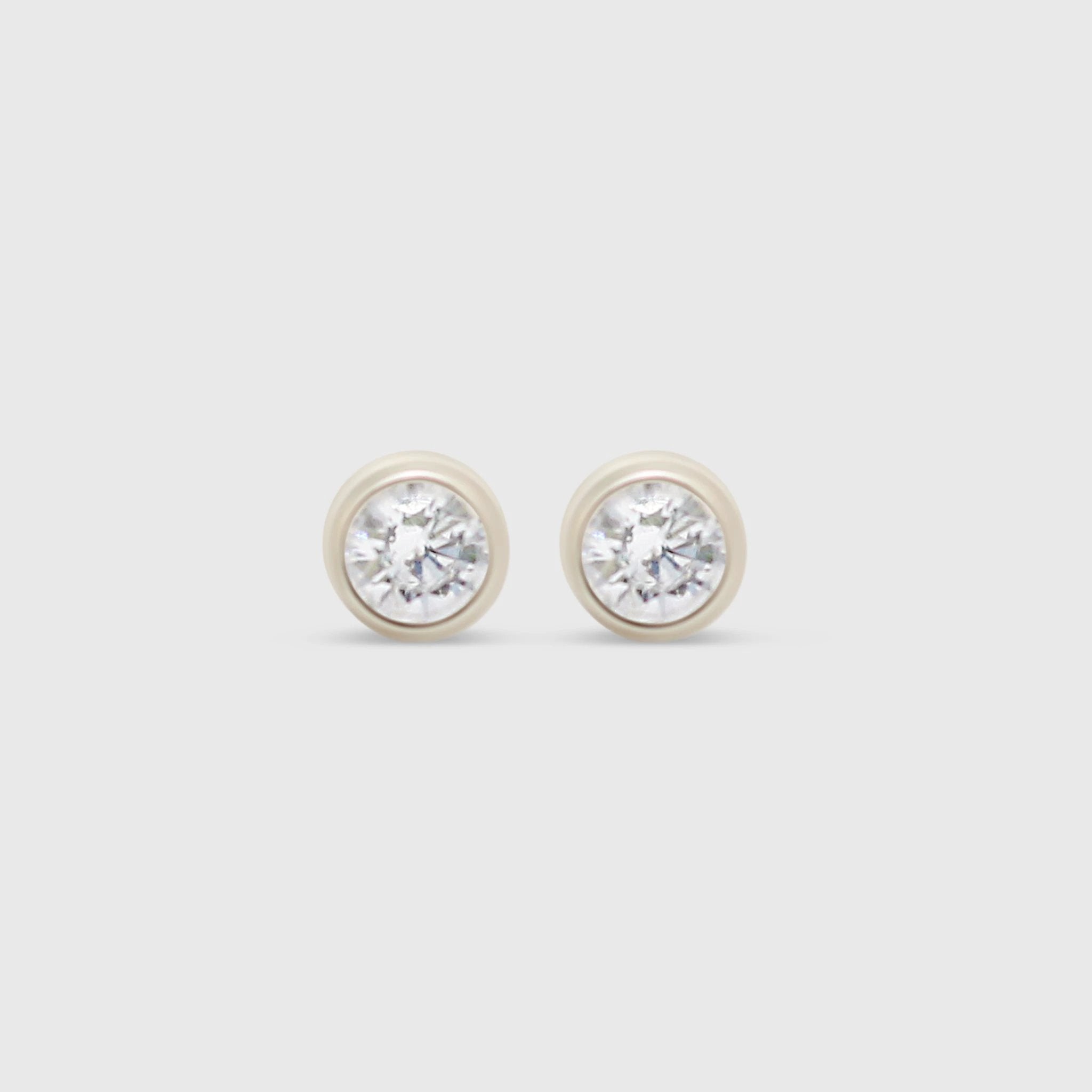 "Hallie" Earring Studs - Moissanite Collection