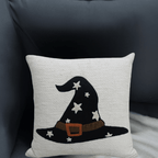 Halloween Decorative Throw Pillow 20" x 20" by Vibhsa