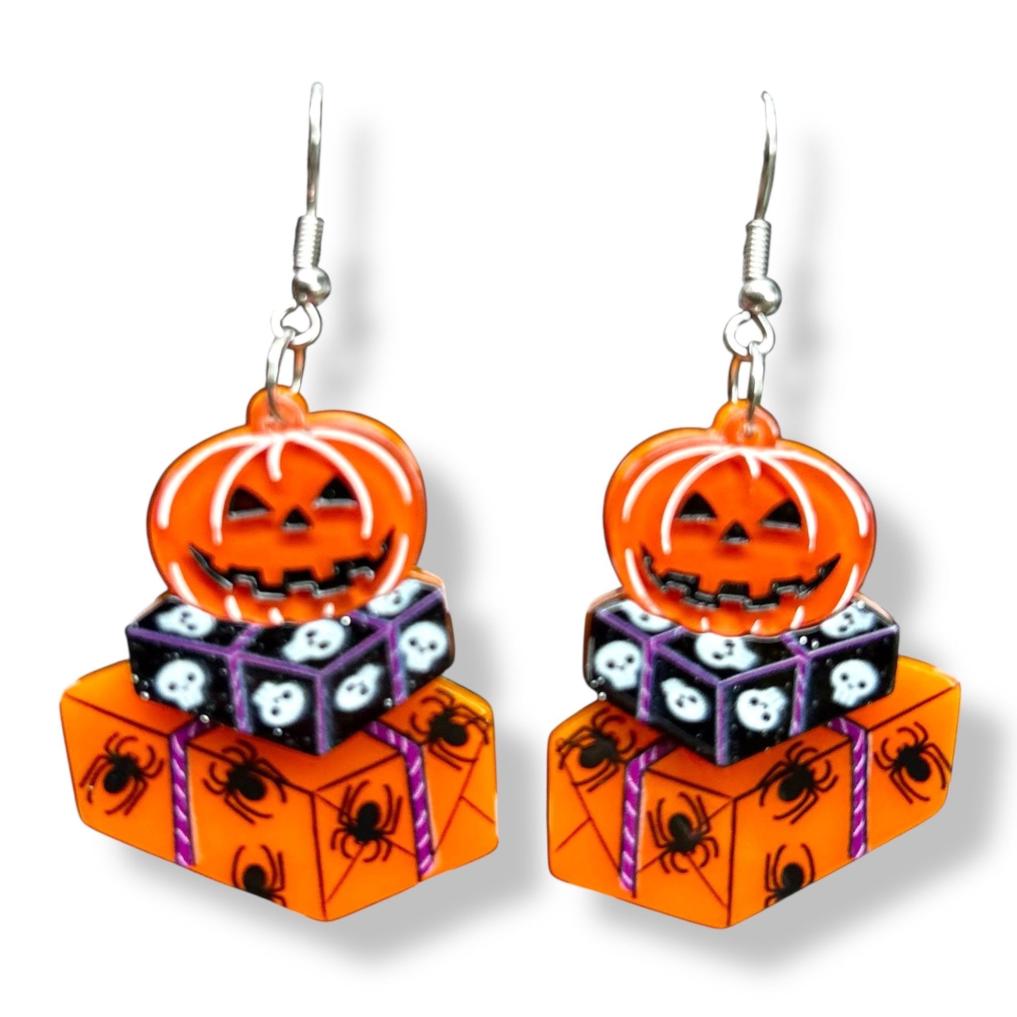 Halloween Happy Mail Earrings by 50's Vintage Dame x Lipstick & Chrome Earrings La Vie Bien Halloween Happy Mail Earrings by 50's Vintage Dame x Lipstick & Chrome