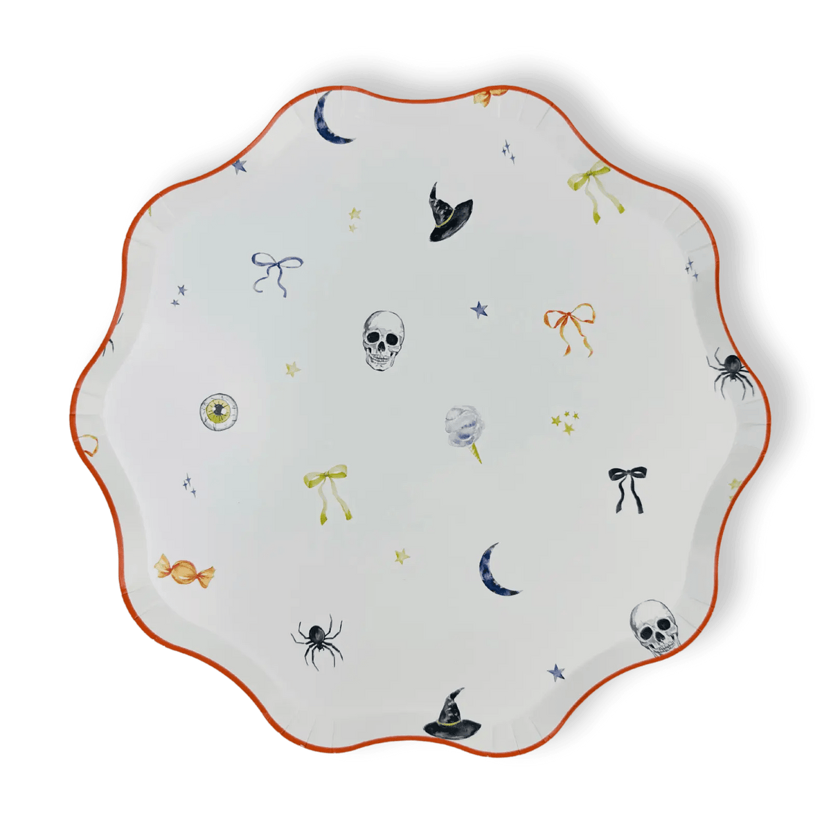 Halloween Patterned Paper Party Plate (12 Per Pack) 10.5 Inch Plate La Vie Bien Halloween Patterned Paper Party Plate (12 Per Pack)