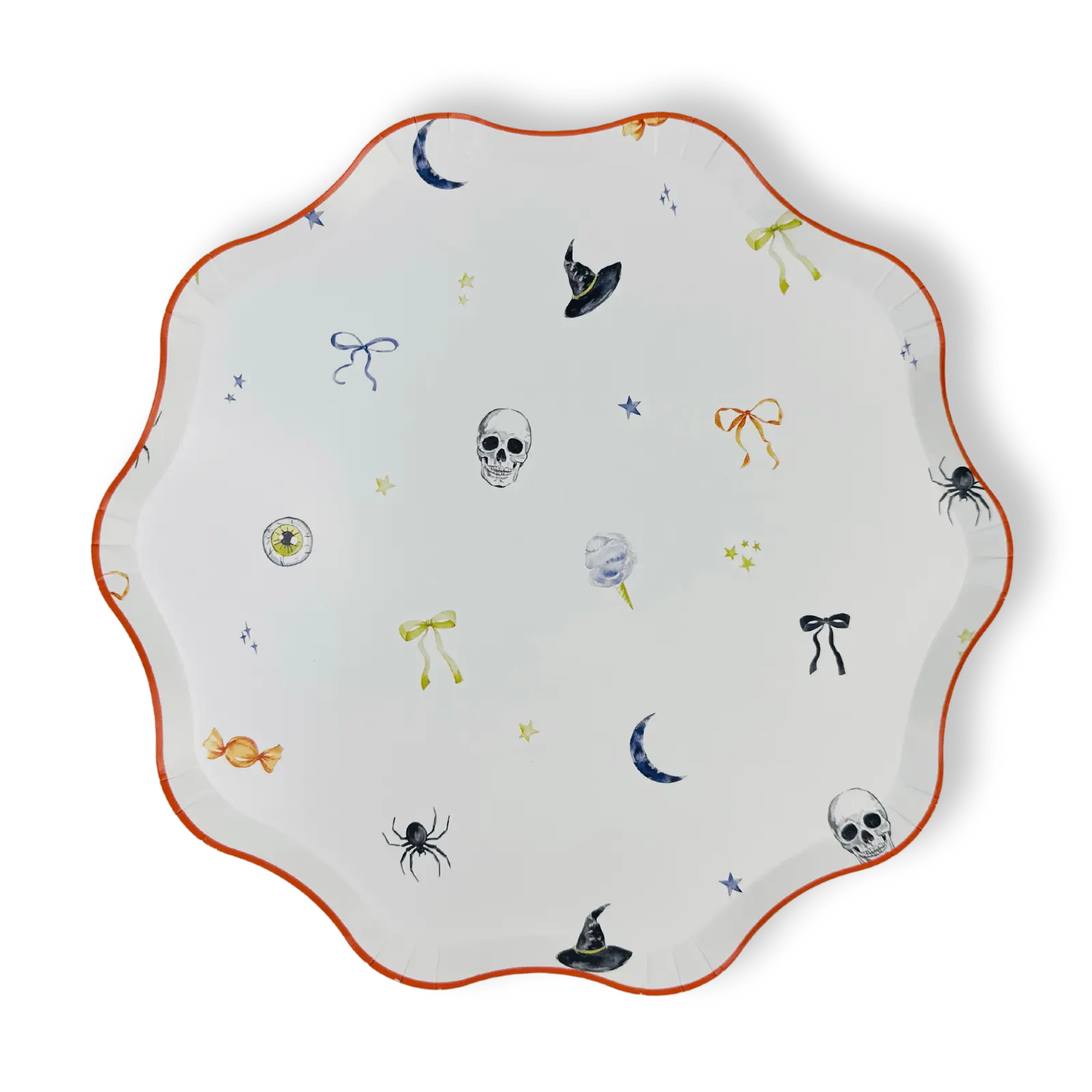 Halloween Patterned Paper Party Plate (12 Per Pack)