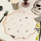 Halloween Patterned Paper Party Plate (12 Per Pack)