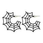 Halloween Spiderweb Earrings La Vie Bien Halloween Spiderweb Earrings