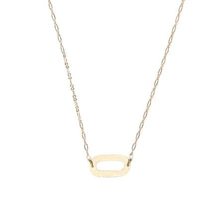 Hammered Circle Necklace by Ethical Trade Co