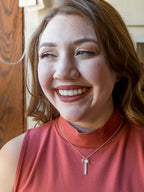 Hammered Trinkets Necklace - Sterling Silver