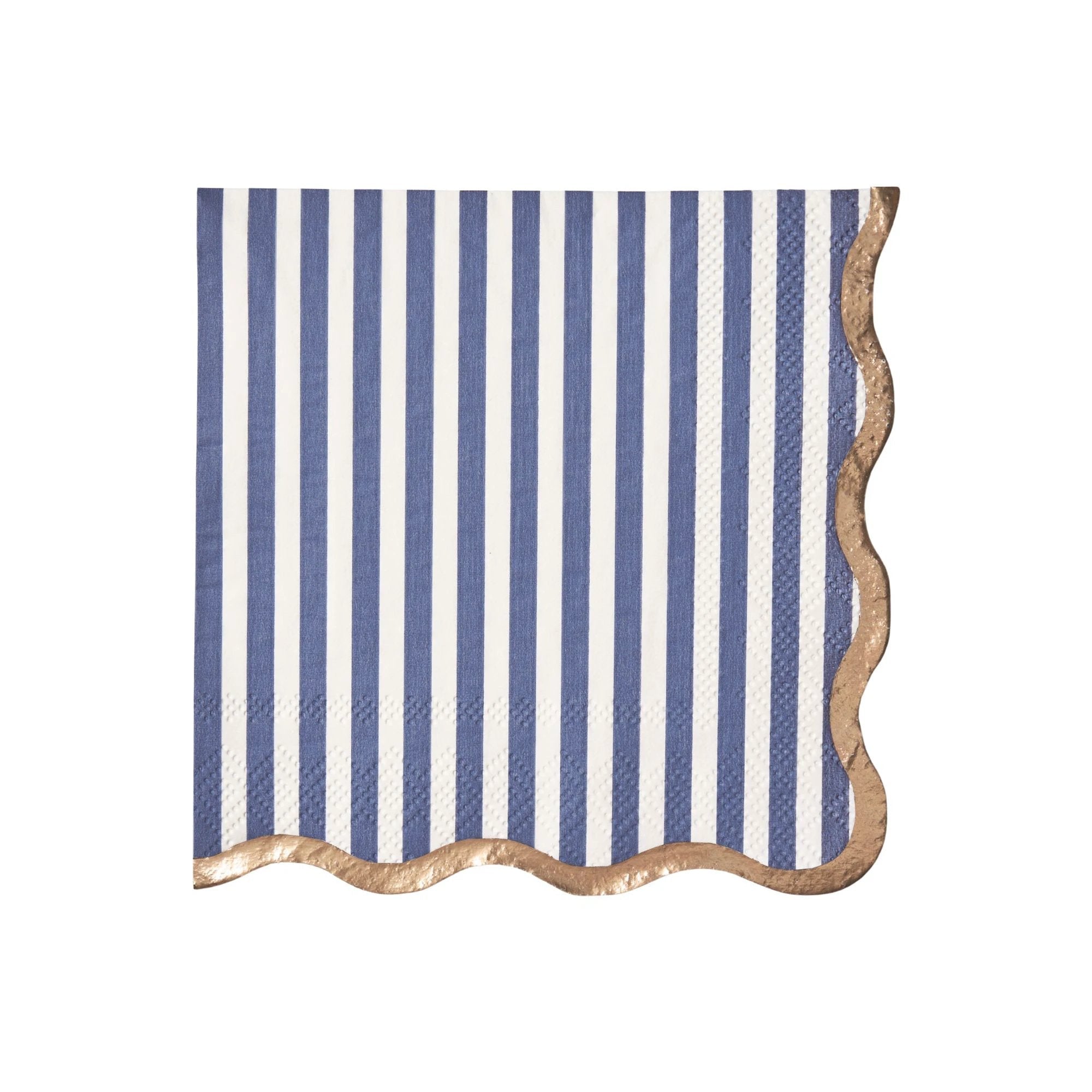 Hamptons Toile & Stripe Cocktail Napkins by Harlow & Grey