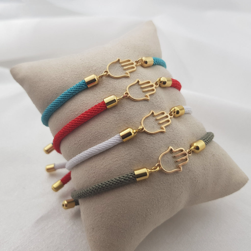 Hamsa Cord Bracelet La Vie Bien Hamsa Cord Bracelet