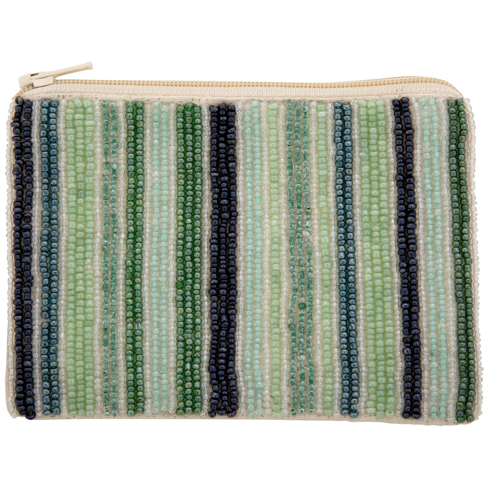 Hand-Beaded Horizon Pouch Cosmetic & Jewelry Bags La Vie Bien Hand-Beaded Horizon Pouch