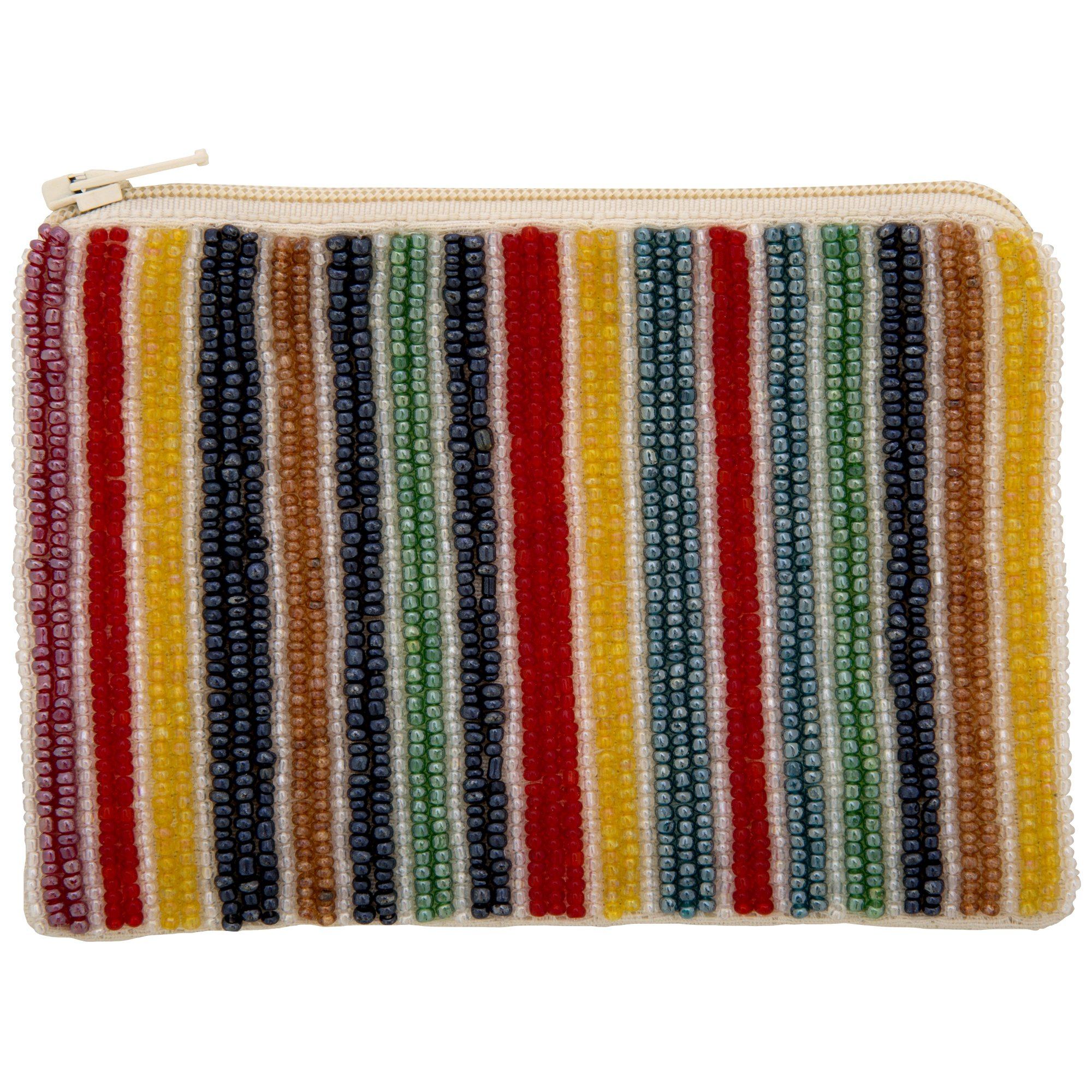 Hand-Beaded Horizon Pouch Cosmetic & Jewelry Bags La Vie Bien Hand-Beaded Horizon Pouch