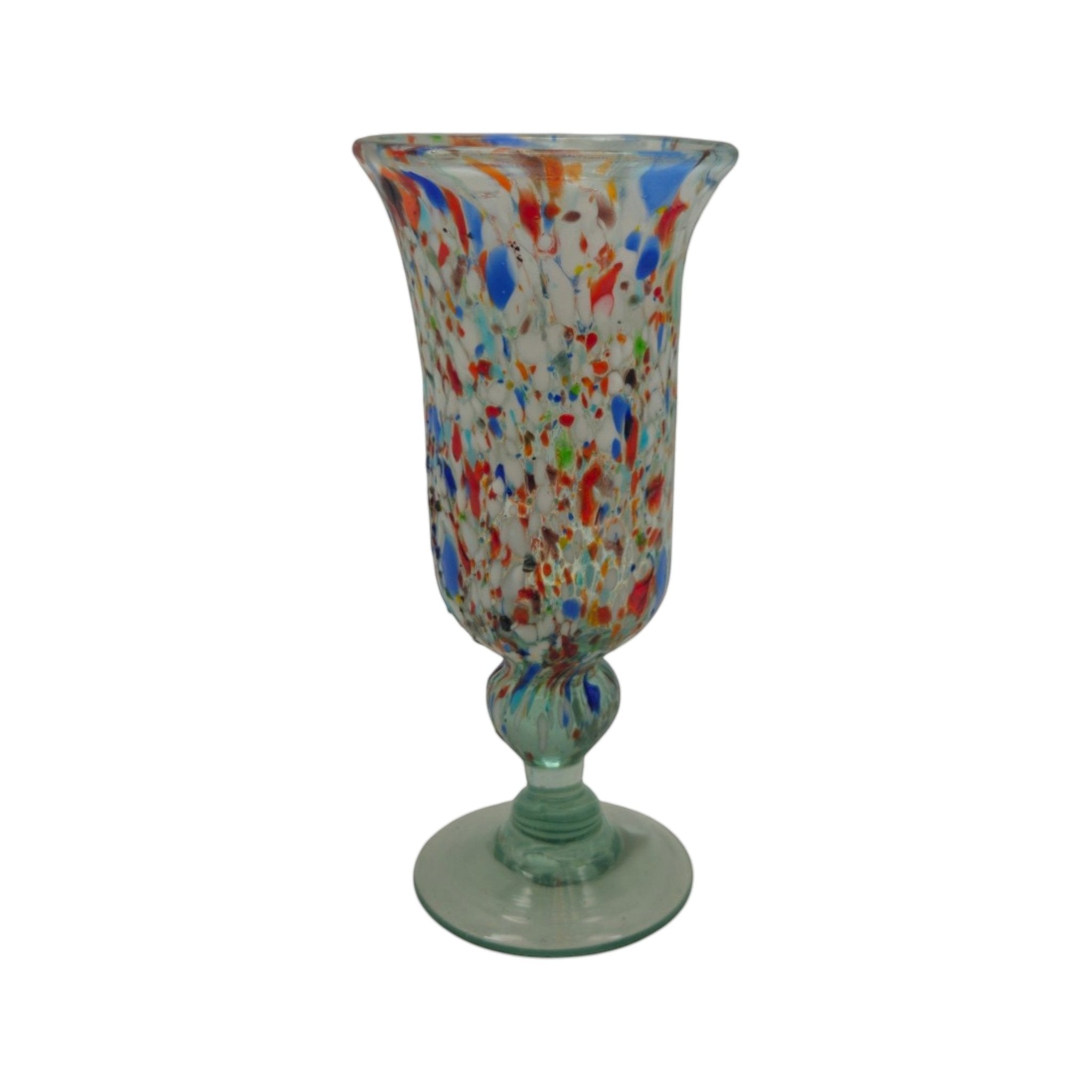 Hand-Blown Mexican Sundae Glass | Confetti Rock Design Mexican Sundae Glass La Vie Bien Hand-Blown Mexican Sundae Glass | Confetti Rock Design