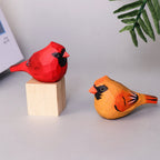 Hand Carved Cardinal Bird, Unique Gift for Loved Ones by Kitsville