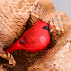 Hand Carved Cardinal Bird, Unique Gift for Loved Ones by Kitsville