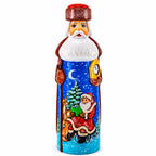 Hand Carved Ukrainian Santa Reading Wooden Figurine 7.25 Inches Christmas Decor > Carved Wooden Santa La Vie Bien Hand Carved Ukrainian Santa Reading Wooden Figurine 7.25 Inches