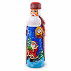Hand Carved Ukrainian Santa Reading Wooden Figurine 7.25 Inches Christmas Decor > Carved Wooden Santa La Vie Bien Hand Carved Ukrainian Santa Reading Wooden Figurine 7.25 Inches