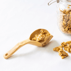 Hand Carved Wood Sugar Scoop by Upavim Crafts