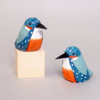 Hand-Carved Wooden Bird Figurine – Hummingbird by Kitsville