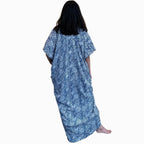Hand Dyed Batik Kaftan Dress 100% Soft Cotton Material, Maxi, Long, Stone Dress, Caftan Dress La Vie Bien Hand Dyed Batik Kaftan Dress 100% Soft Cotton Material, Maxi, Long, Stone Dress, Caftan