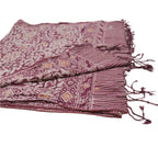 Hand Dyed Batik Scarf - Soft Cotton - Plum Haze, Purple Scarves La Vie Bien Hand Dyed Batik Scarf - Soft Cotton - Plum Haze, Purple