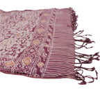 Hand Dyed Batik Scarf - Soft Cotton - Plum Haze, Purple Scarves La Vie Bien Hand Dyed Batik Scarf - Soft Cotton - Plum Haze, Purple
