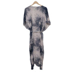 Hand Dyed Kaftan Dress Rayon Vegan Eco - friendly Material, Maxi, Long, Vine Navy Dress La Vie Bien Hand Dyed Kaftan Dress Rayon Vegan Eco - friendly Material, Maxi, Long, Vine Navy